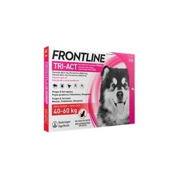 Frontline Tri-Act para perros 40 a 60 kg 3 pipetas