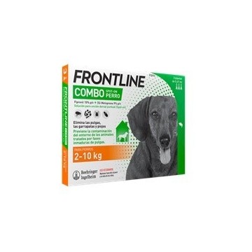 Frontline Combo para perros 2 a 10 kg 3 pipetas