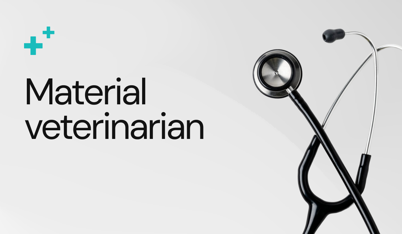 Material médico veterinario y test de diagnóstico